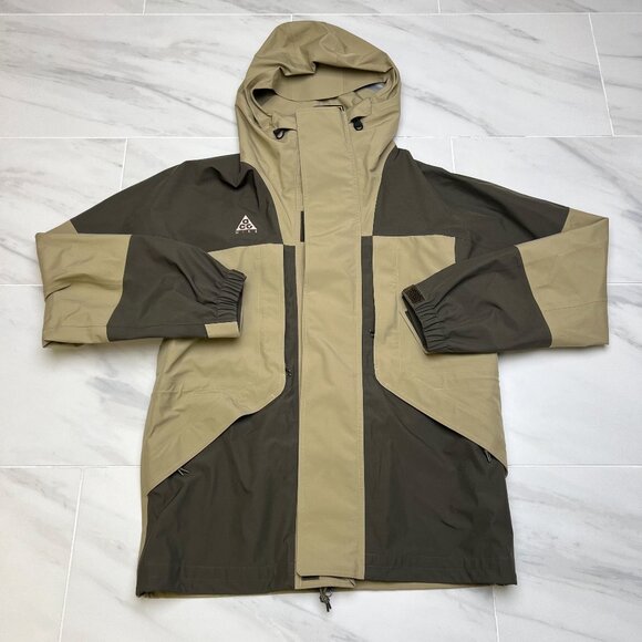 Nike ACG Other - Nike Men's ACG Gor-TEX Outdoor Hooded 'Khaki' Track Jacket CT2255-325 si…